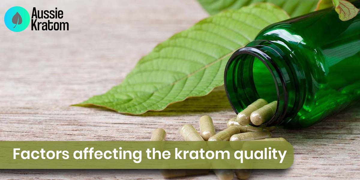 Factors affecting the kratom quality